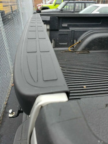 Solid Spare Tailgate Spoiler Cap Molding Top Protector For 1999-2007 Silverado Sierra Black