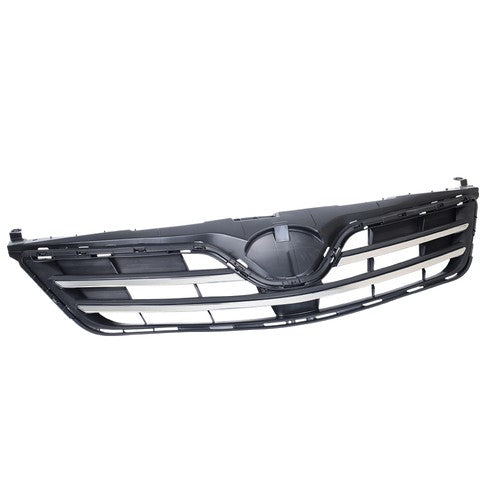 For 2013 Toyota Corolla 5310002640C0 Front Bumper Upper Chrome Black Grille