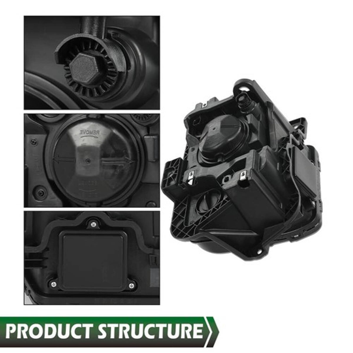 Solid Spare Fit For 2019-2021 Chevy Blazer HID/Xenon Model Left Projector Headlight Headlamp