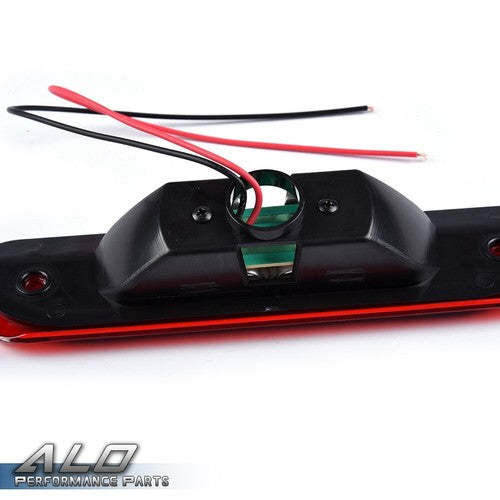 Solid Spare Fit For 99-04 Jeep Grand Cherokee Cargo Lamp Red 3D Third 3rd Brake Light