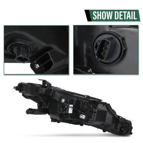 Solid Spare Fit For 2018-2024 Toyota Camry L LE SE Projector Headlights Assembly Left Side