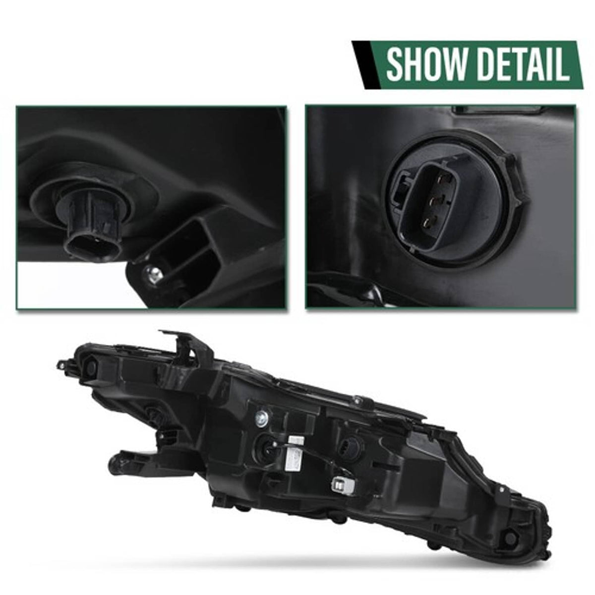 Solid Spare Fit For 2018-2024 Toyota Camry L LE SE Projector Headlights Assembly Left Side
