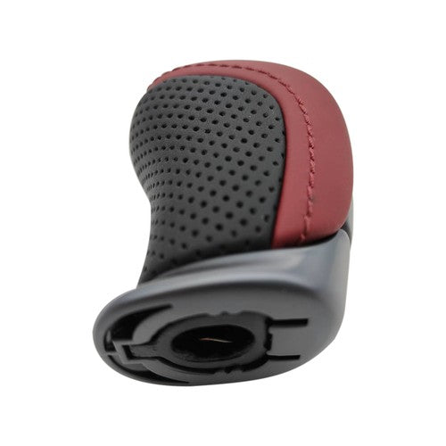For 2008 2009 2010-2016 GT-R GTR R35 SHIFTER SHIFT LEVER KNOB RED BLACK LEATHER