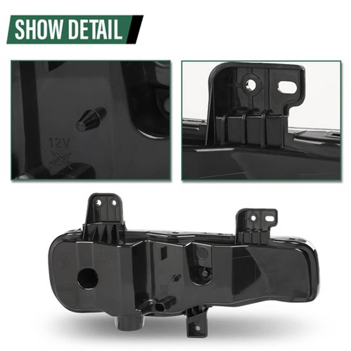 Solid Spare Fit For 20-24 Ford Explorer Front Bumper LED Fog Light Driving Lamp Left Side