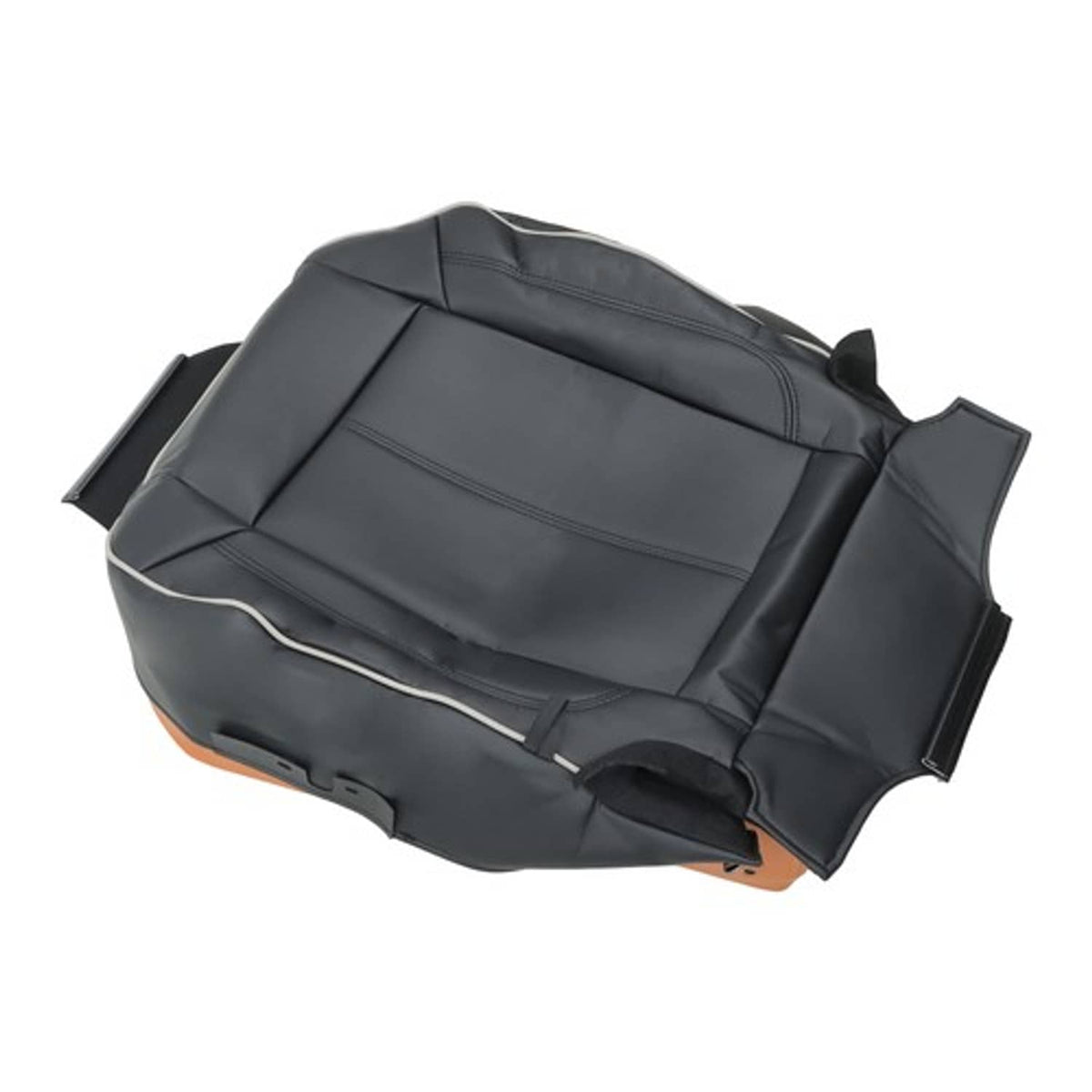 Solid Spare For Hummer H3 2006 2007-2010 Passenger Seat Cushion & Backrest Black Leather
