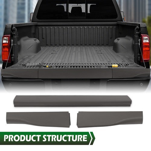 Solid Spare Fit For 2008-2016 Ford Super Duty F250 F350 Flex Step Tailgate Trim Cap Molding