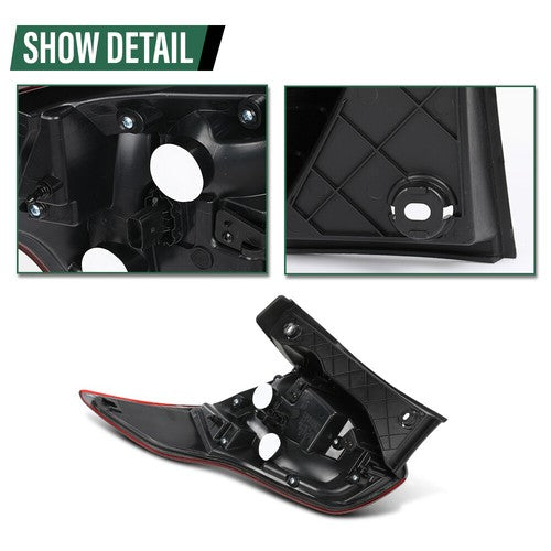 Solid Spare Fit For 2016-2019 Ford Explorer Right Passenger Tail Light Brake Lamp Assembly