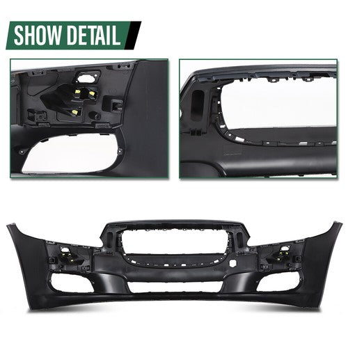 Solid Spare Front Bumper Cover Fit For 11-15 Jaguar XJR XJ w/o Paking Aid Sensor Hole