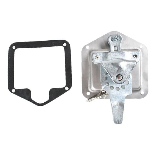 Solid Spare 4* Trailer Door Latch T-Handle Lock Stainless Steel Keys Camper RV Truck Toolbox