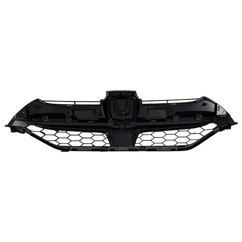 For 2017 2018 2019 Honda CRV CR-V Front Glossy Black Grille JDM Style Grill