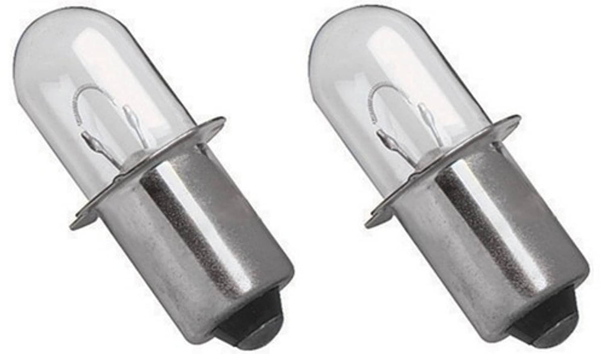 Solid Spare Replacement Bulb 18 Volt Xenon for Dewalt DW919 - 2 Pack