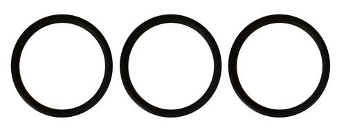 Solid Spare Round Belts for Hoover Convertible Vacuum 49258 3-Pack