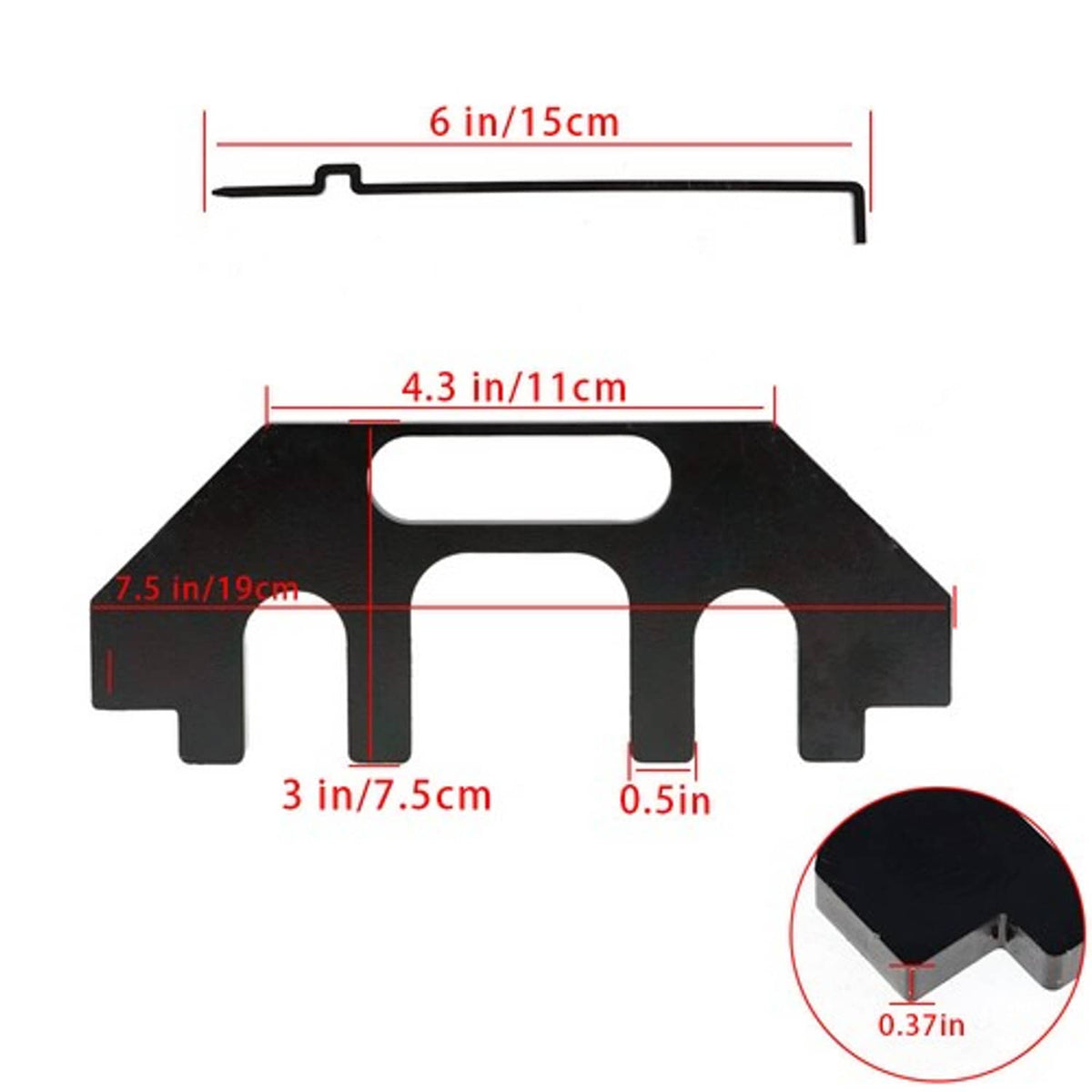 Solid Spare Timing Chain Tool Kit For Ford Taurus Explorer 3.5L With Tensioner Replace
