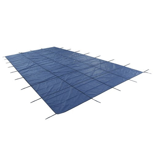 Solid Spare Inground Pool Safety Cover 25' × 45' Rectangle Safety Pool Covers Blue Mesh