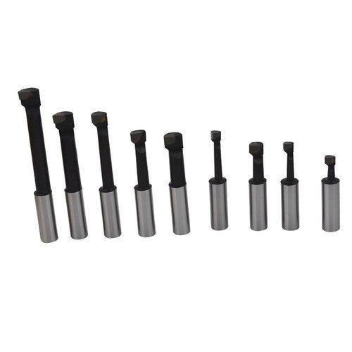 Solid Spare 1/2" BORING BAR SET PRO QUALITY 9 PCS CARBIDE TIPPED BARS 1/2" SHANK LATHE TOOL