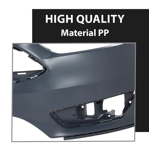 Solid Spare Fit For 2015 2016 2017 2018 Ford Focus S/SE/SEL Front Bumper Cover FO1000705