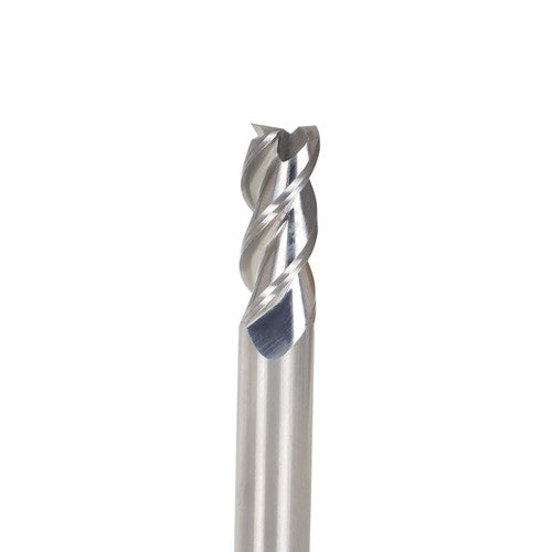 Solid Spare 3 Pcs 1/4" Alu-Power 3 Flute Regular Carbide End Mill For Aluminum
