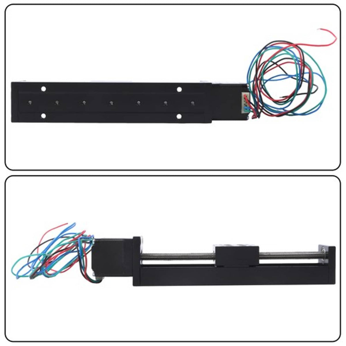 Solid Spare T6 100mm Mini Linear Rail Slide Actuator Screw Motion with NEMA11 Stepper Motor