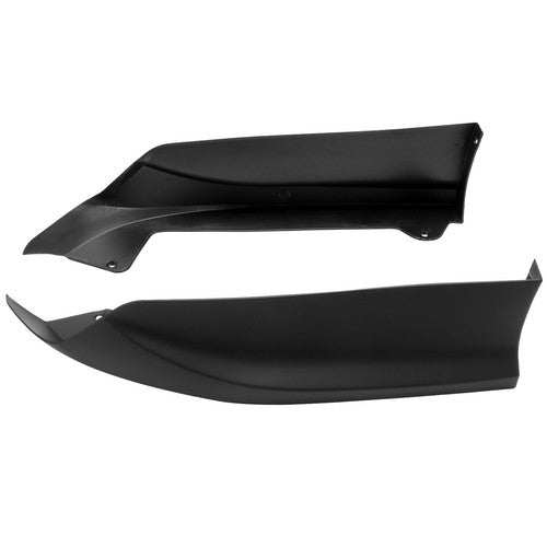 Solid Spare For 2016-17 Honda Accord Sedan Black Rear Bumper Lip Splitter Spoiler Side Apron