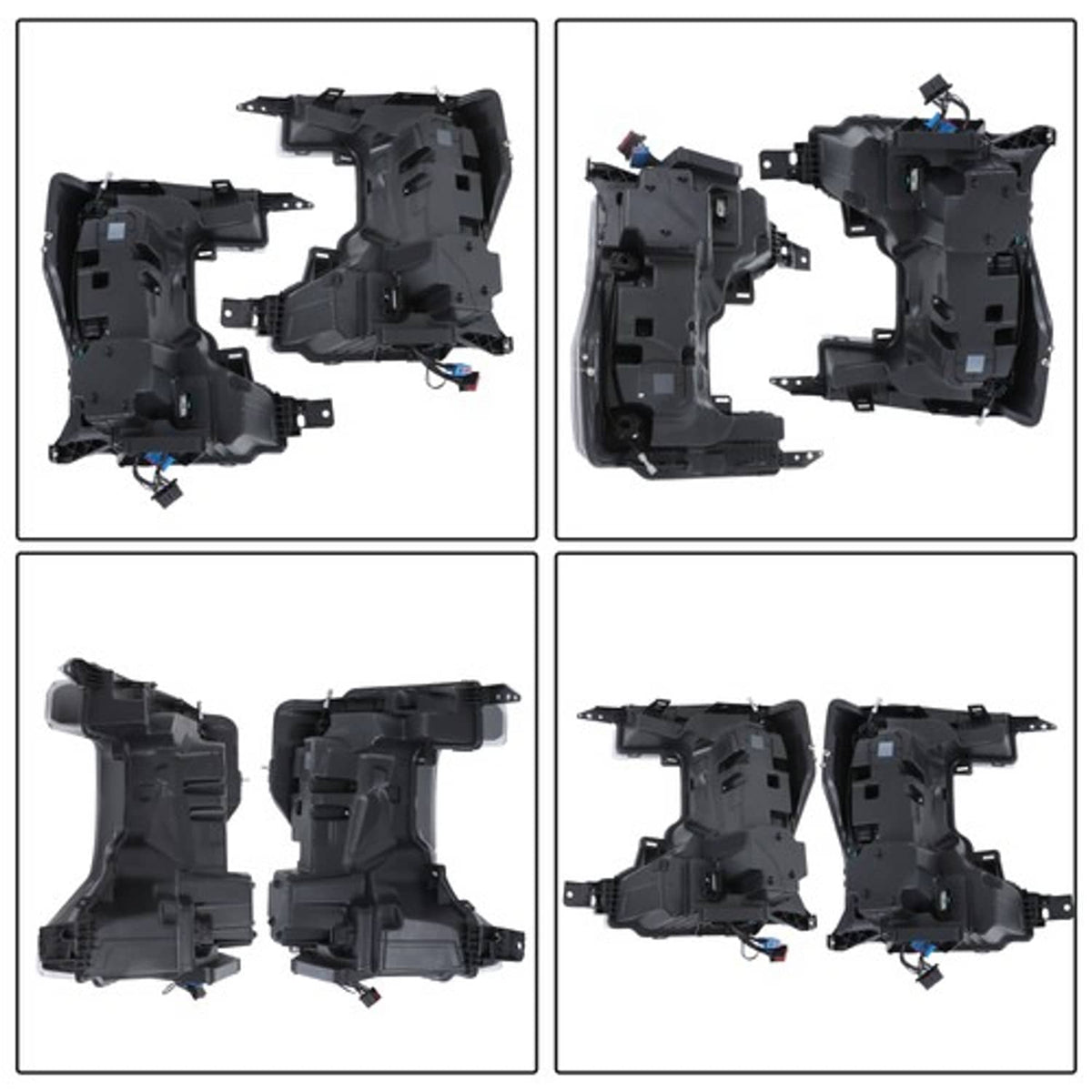 Solid Spare For Ford F250 F350 Super Duty 2020-2022 LH+RH Headlights Replacement LED Housing