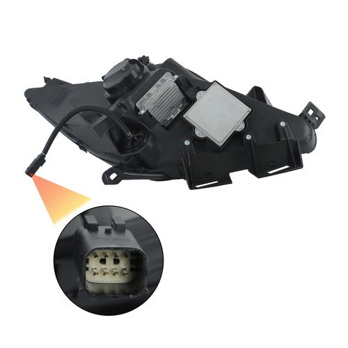 Solid Spare For Chevrolet Corvette 2014 2015-2019 Headlight HID Driver/Left Side W/Ballast