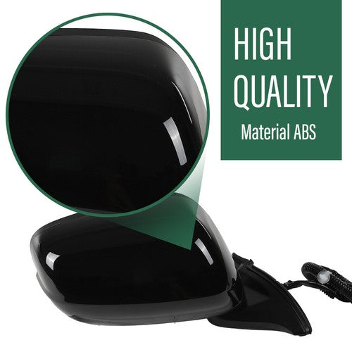Solid Spare Manual Folding Power Mirror Driver & Passenger Side Fit For 2009-2014 Honda Fit