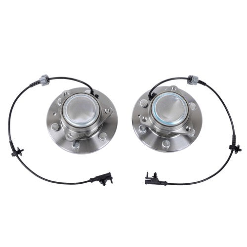 Solid Spare Front Wheel Bearing Hubs Control Arms Suspension Kit For Sierra 1500 2WD 12pc
