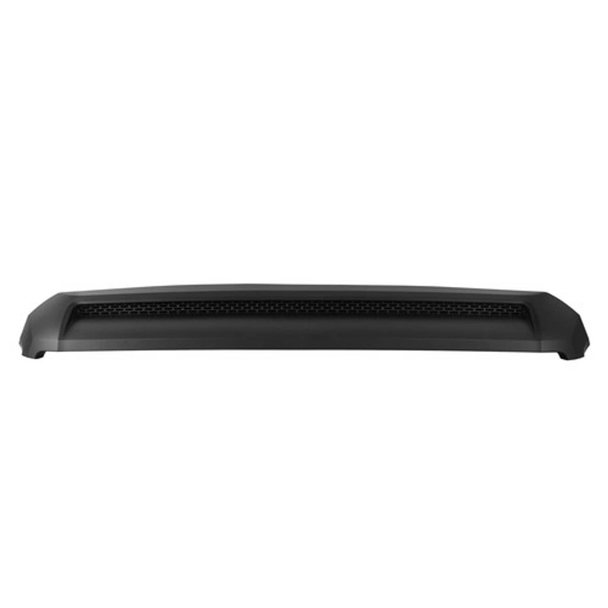 Solid Spare Front Upper Hood Bulge Molding Trim Matte Black For Toyota Tundra 2014-2021