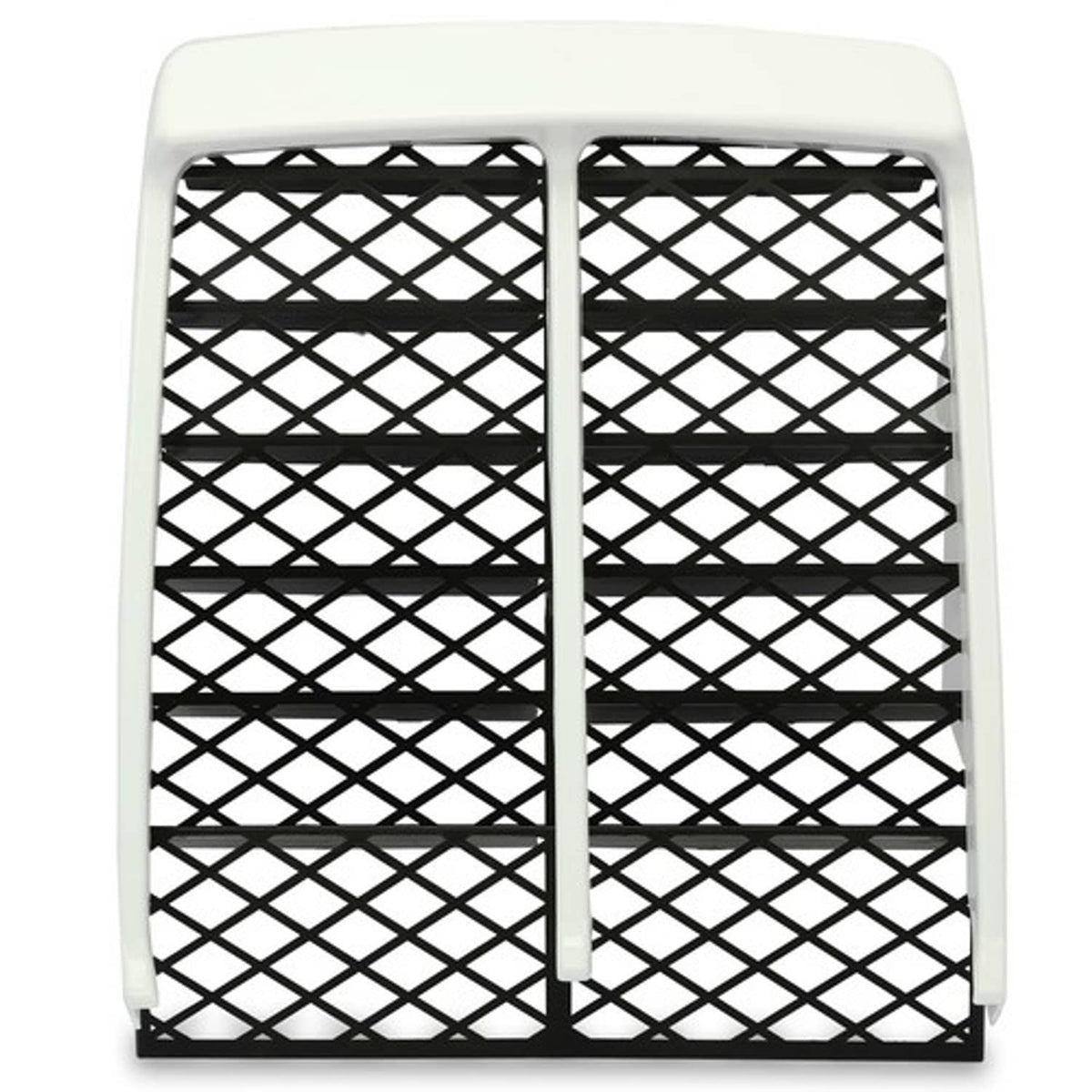 Solid Spare White Radiator Cover + Grill For 1987-2006 Yamaha Banshee 350 YFZ350 Front Panel