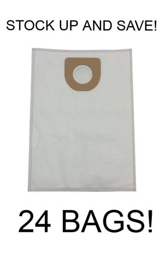 Solid Spare (24) HEPA Bags for Hoover Windtunnel, Cloth Type Y, 43655082 AH10040 4010801Y