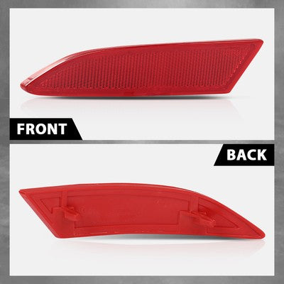 Solid Spare Fit For 2012-2018 Ford Focus Sedan Rear Bumper Reflector Left Side FO1184101