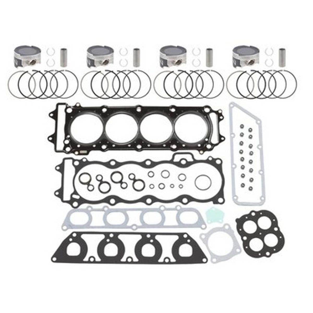 Solid Spare Namura Standard Bore Size C Top End Kit for Kawasaki STX 160 LX X 2020-2024 83mm