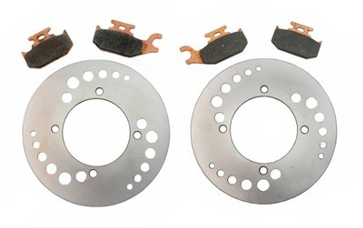 Solid Spare Front Brake Rotors and Pads for Can-Am Renegade 800 X EFI 4x4 - 2008