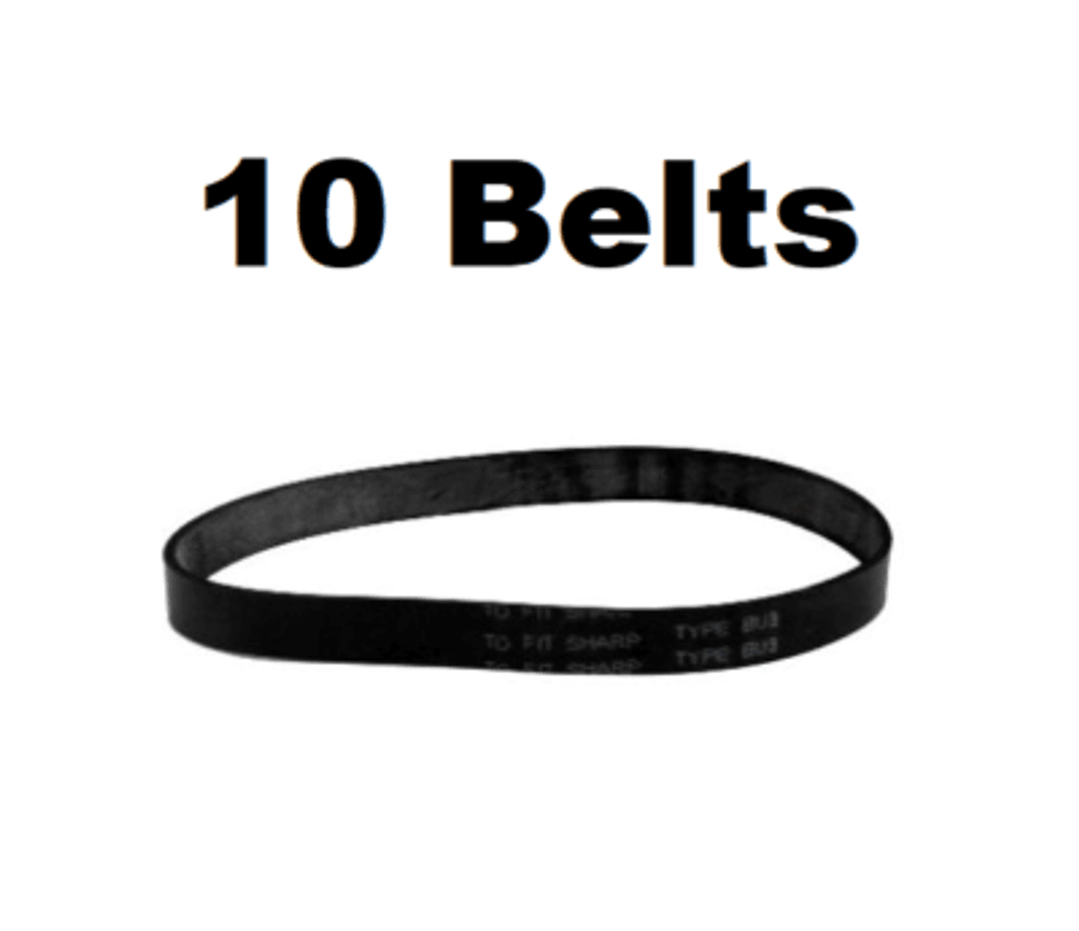 Solid Spare (10) Belt for Amway Bagless Cleartrak 1000 Vacuum CMS1000 CMS2000