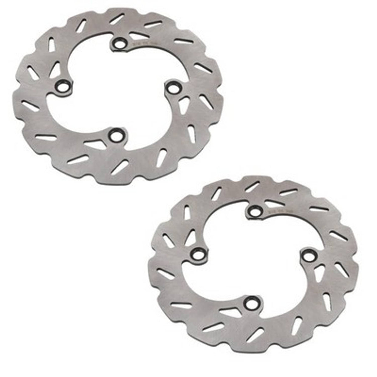 Solid Spare Front AND Rear Disc Brake Rotors Wave Pattern for Suzuki RM65 2003 2004 2005
