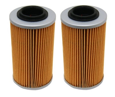 2 Pack Oil Filters for Bombardier for Can-Am Traxter 500 650 Auto CVT