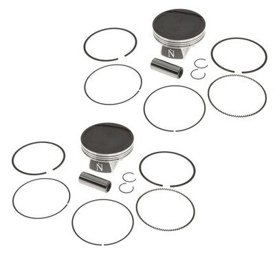 2 Namura .020 Over Bore Piston Kits for Polaris 1000 Scrambler & Sportsman 91mm