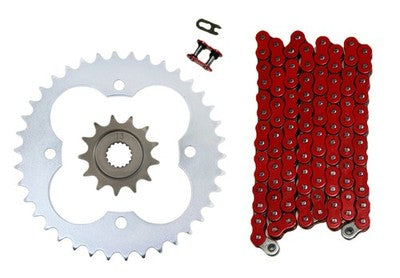 Solid Spare Red 520x96 O-Ring Drive Chain 13/38 Sprockets for Honda TRX450R 450ER 2006-2014