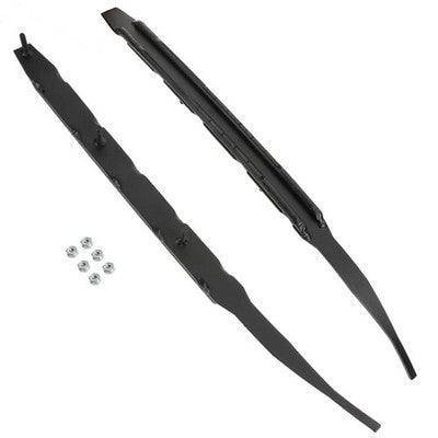 Solid Spare Bottom Line 6" DUAL Runner Carbides for Polaris RMK SKS XCR XCF 600 700 800