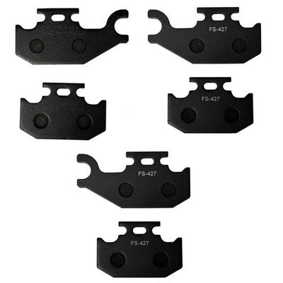 Solid Spare Front & Rear Severe Duty Brake Pads for Can-Am Outlander 500 / MAX 2007-2012