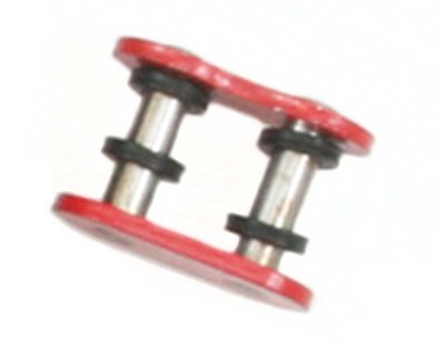 Factory Spec Brand O-Ring Chain Master Link Rivet Style Red 525 Pitch ORing