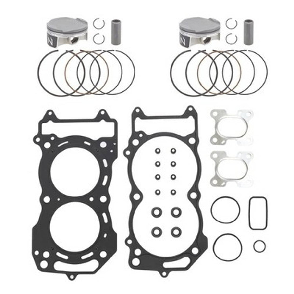 Solid Spare Namura Standard Bore Size A Top End Rebuild Kit for Kawasaki Teryx KRX 1000 92mm