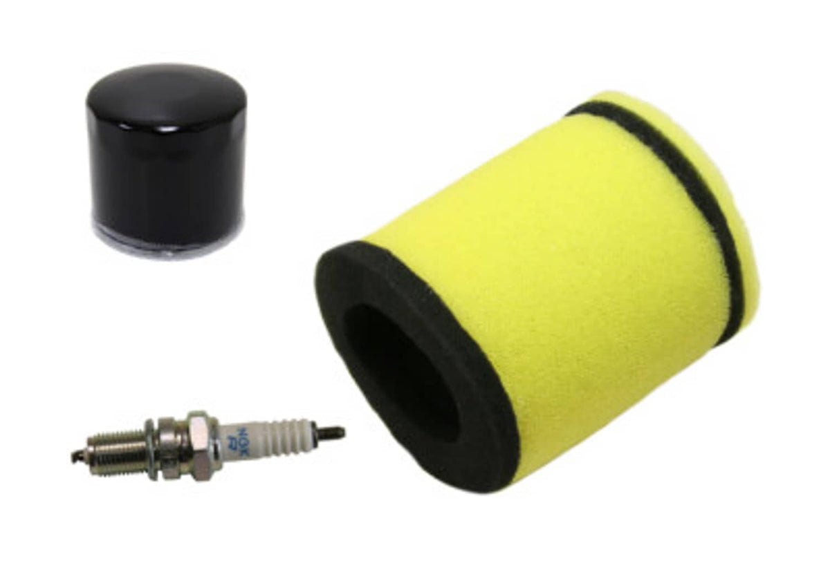 Solid Spare Air Filter, Oil Filter & NGK Spark Plug for Suzuki Eiger 400 2x4 & 4x4 2002-2007