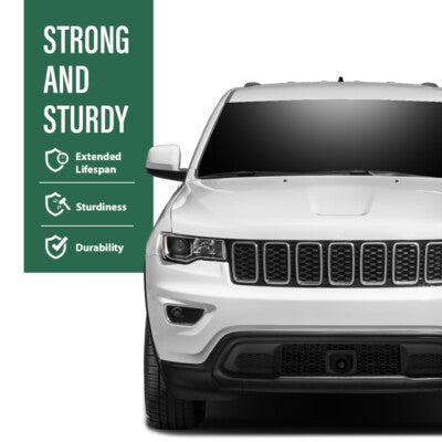 Solid Spare Fit For 16-2022 Jeep Grand Cherokee Bumper Fog Light Bezel Lamp Trim Right Side