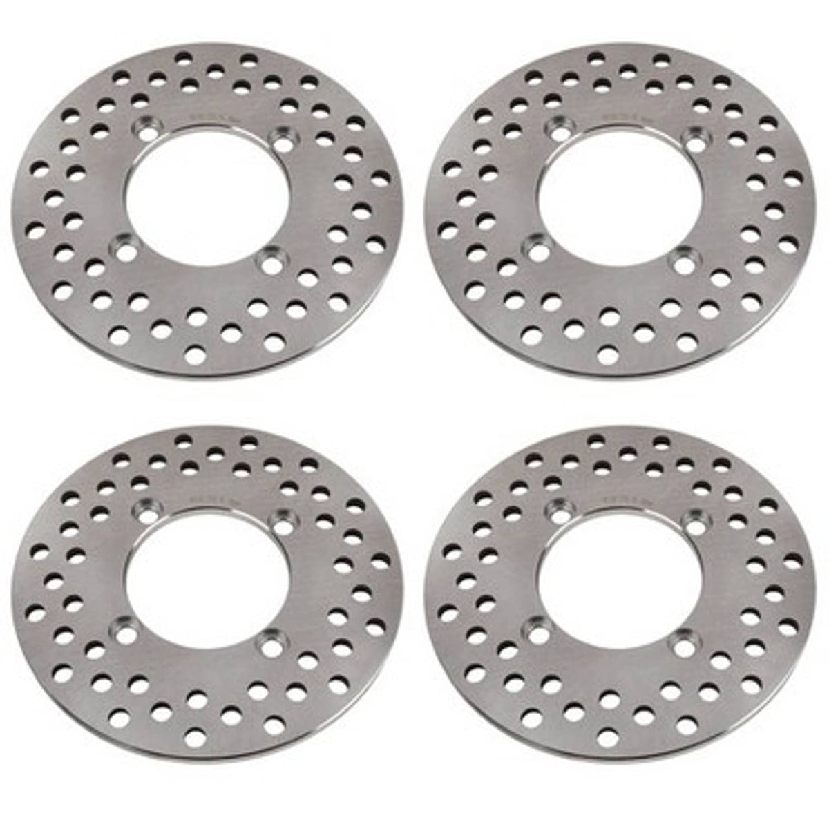 Solid Spare Front AND Rear Disc Brake Rotors for Honda Big Red 700 2009 2010 2011 2012 2013