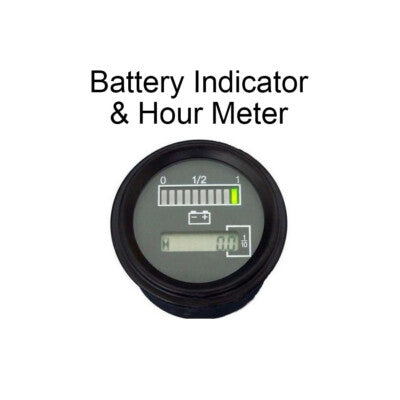 12V LED Battery State Charge Indicator Meter with Hour Meter Function 12 Volt