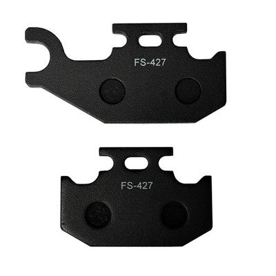 Rear Semi-Metallic Brake Pads for Yamaha Wolverine 450 4x4 fits 2006-2010 Models