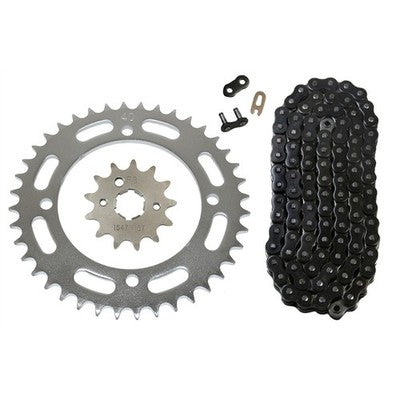 Solid Spare Black 520x100 Drive Chain & 13/40 Sprockets for Yamaha Warrior 350 1987-1988
