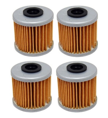 4 PACK Oil Filters for Honda CRF150R CRF150RB CRF250R CRF250X CRF450X CRF450R