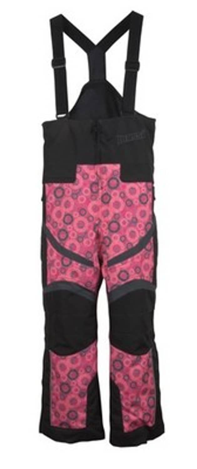 Solid Spare Girls Youth Mossi Circles Snow Bibs Pants Winter Pink with Circles Size 2